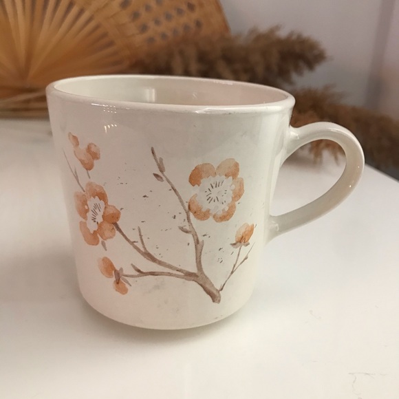 2pc Vintage Corning Mugs w/ China Blossoms - Picture 7 of 13